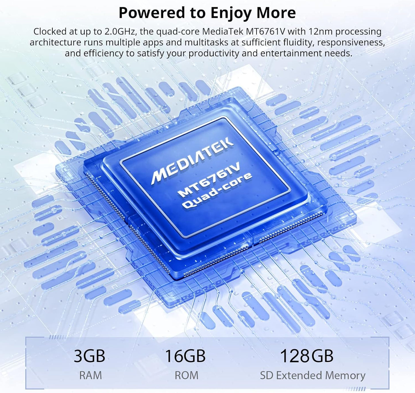 Android Phone A55,4G Dual Sim Unlocked Cell Phones,6.5" HD+ 3GB+16GB ROM/TF 128GB Android 11 Unlocked Smartphones,Face ID,3 Card Slots,4780Mah Battery Smart Phone